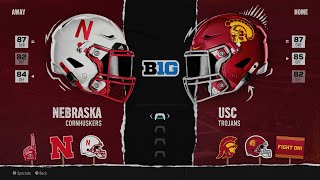 Nebraska Cornhuskers at USC Trojans [upl. by Yzus]