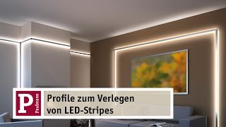 Indirektes LEDLicht YourLED Strip und Duo und DeltaProfile [upl. by Laubin]