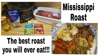 Mississippi Roast Easy Roast Recipe [upl. by Jardena]