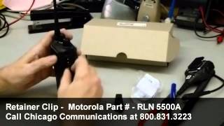 Quick amp Easy Tip for CP 200 Radio Accessory Use by ChicagoComm [upl. by Ahsieken]