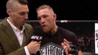 Fight Night Dublin Conor McGregor Octagon Interview [upl. by Heintz430]