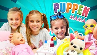 4 Folgen am Stück  Puppen Mama  Video für Mädchen auf Deutsch [upl. by Drarreg]