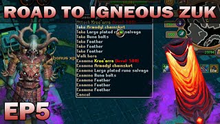 WE GOT OUR FIRST BOSS PET Road to Igneous Zuk EP5  Giveaway Ataraxia RSPS [upl. by Aowda]