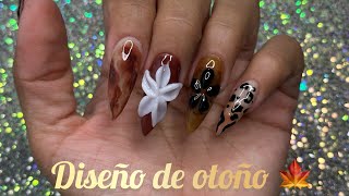 uñas tendencia otoño 2024🍁🍁 [upl. by Auhsej]