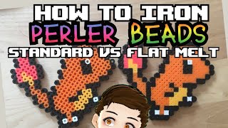 How to Iron Perler Beads Standard VS Flat Melt [upl. by Baryram]