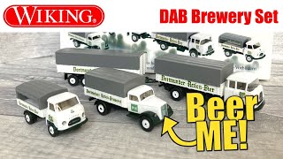 Wiking DAB Brewery Truck Set  Secondhand Model Railway Review [upl. by Zumwalt]