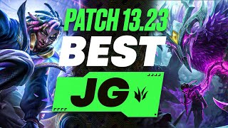 The BEST Junglers For All Ranks On Patch 1323 RIP J4  Season 13 Jg Tier List League of Legends [upl. by Hnim]