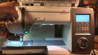 Janome Memory Craft 8900 QCP Horizon Review [upl. by Odragde]