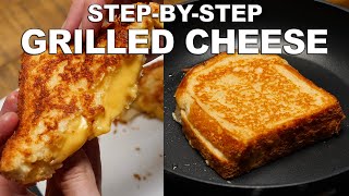 How To Make Easy Grilled Cheese Sandwich  in a pan [upl. by Atimed451]