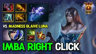 IMBA RIGHT CLICK ARROW CARRY Mirana Gleipnir  MKB Build Vs Madness Glaive Luna 737c DotA 2 [upl. by Yllut]