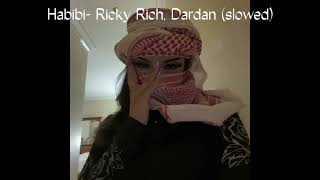 Habibi  Ricky Rich Dardan slowed rvrb [upl. by Tal304]