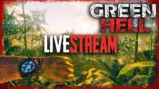 Upgrading the Base in Green Hell  Livestream [upl. by Odnumde454]