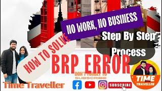 BRP ISSUE NO WORK AND NO ENGAGING IN BUSINESS VISA CORRECTION UK Step by Step Process  MALAYALAM [upl. by Sellers986]