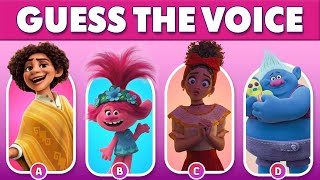 Guess the Character By Voice  Trolls Band Together Vs Encanto Movie 2024 [upl. by Rhee]