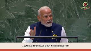 PM Modi addresses UN Summit of the Future  English Subtitlesnarendramodi [upl. by Inesita988]