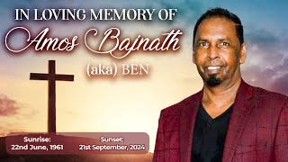 Celebrating the Life of Amos Bajnath aka Ben [upl. by Nuhsar609]