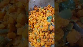 Today lunch menu carrat bins fry pappu riceyoutube shortscookingvideo [upl. by Ialokin]