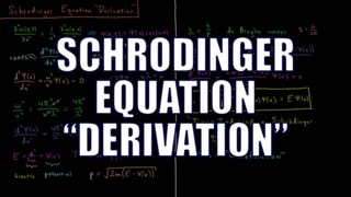 Quantum Chemistry 31  Schrodinger Equation quotDerivationquot [upl. by Haydon]