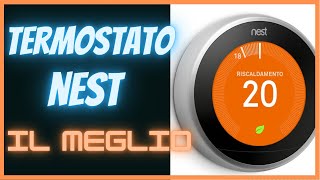 Termostato google Nest 3 generazione wifi smart con app installazione test e recensione [upl. by Livesay182]