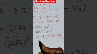 Rationalisation for surds of order 2rationalisationrationalandirrationalnumbers class9thmaths [upl. by Dnomsad546]