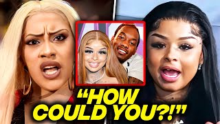 Cardi B CONFRONTS Chrisean Rock For Sleeping With Offset In LA [upl. by Bork864]