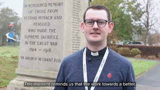 The Aneurin Bevan University Health Board family marks Remembrance Day [upl. by Lladnew24]