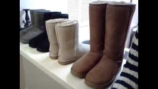 MY UGG Collection And Review [upl. by Carlota]