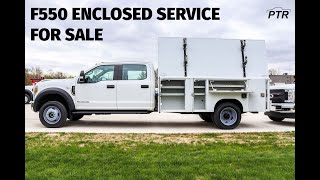 FOR SALE  F550 Enclosed Service Body from PTR [upl. by Dall315]