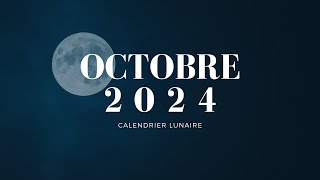 Calendrier Lunaire  Cheveux Ongles amp Épilation  Octobre 2024 [upl. by Latsyrhk]