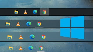 Make Windows 10 Taskbar TransparentTranslucent without 3rd party software installation [upl. by Feer]