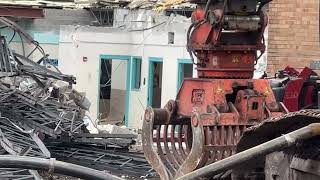 Video 8 Demolition of Merrill Middle Elementary School 108 W New York Ave in Oshkosh wi 11042024 [upl. by Limak]