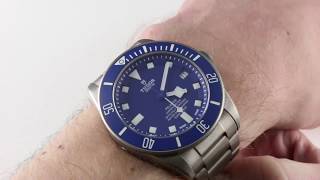 PreOwned Tudor Pelagos Chronometer 25600TB Luxury Watch Review [upl. by Zoba]