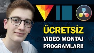 EN İYİ 3 ÜCRETSİZ VİDEO MONTAJ PROGRAMI  VİDEO EDİT PROGRAMLARI [upl. by Arval368]