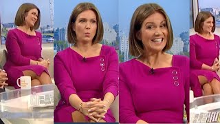 Susanna Reid LegsThighs in Tight Purple DressTights  Good Morning Britain 1892023 [upl. by Ailenroc93]