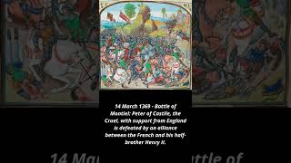 Today in History 14 March 1369 Battle of Montiel [upl. by Kcirdor82]