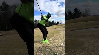 Golfing 101 crushing your drive only to botch the approach shot golf foryourpage foryou 4u [upl. by Nirred]