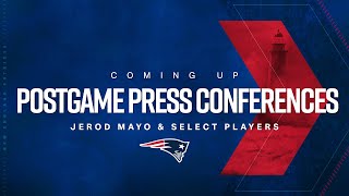 Patriots Postgame Press Conferences 929 [upl. by Platon322]