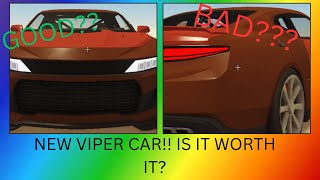 NEW VIPER CAR REVIEW IN DUSTY TRIP IS IT WORTH IT [upl. by Nira]