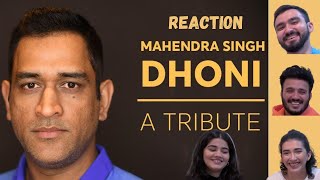 MS Dhoni Tribute Reaction  Cricket Legend  IPL Reaction  Foreigners React [upl. by Colly]