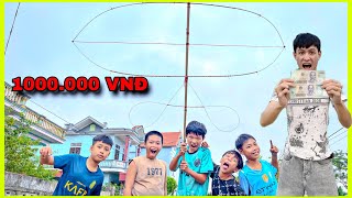 Nếu Bạn Làm Diều Sáo Song Vân 2m5 Bay Được Nhận Ngay 1 Triệu Đồng [upl. by Ahseina92]