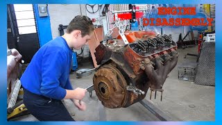 Disassembling The Big Block 427 Engine [upl. by Arvonio]