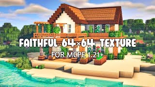 Faithful 64×64 Texture Pack For MCPE 121 [upl. by Mortensen]