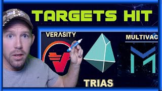 Multivac Trias Verasity Price  Targets HIT 🔴 MTV VRA TRIAS 🔴 [upl. by Frida91]