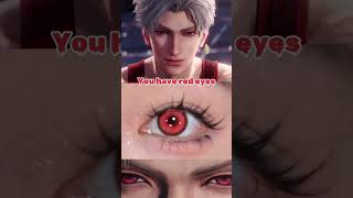 You have red eyes lenspoison contacts contactlenses redcontactlenses cosplay halloween [upl. by Philbo]