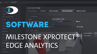 How it works 003 Milestone Systems amp Dallmeier explain Edge Analytics in Milestone XProtect® [upl. by Ecyla423]