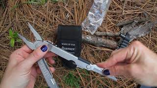 MultiPlier 600 07564  Pro Scout Needlenose Stainless w Tool Kit Sheath  video demo [upl. by Hultin]