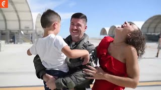 90 Most Emotional Soldiers Coming Home Surprise 2023 Caught on camera  Military Coming Home 104 [upl. by Paxon740]