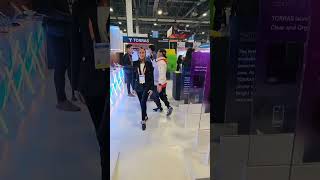 How to FILM a NECK Air Conditioner at CES 2023 shorts [upl. by Auvil]