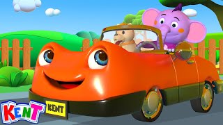 Car Song  More Kids Songs amp Nursery Rhymes by Kent The Elephant [upl. by Rma]