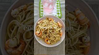 basil pesto pasta 🤤 pasta easyrecipe homecooked short foodshorts [upl. by Dustin201]